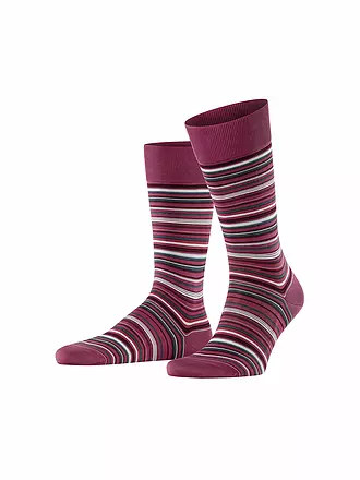 FALKE | Chaussettes "Microblock" 14041 gris-blanc | beere